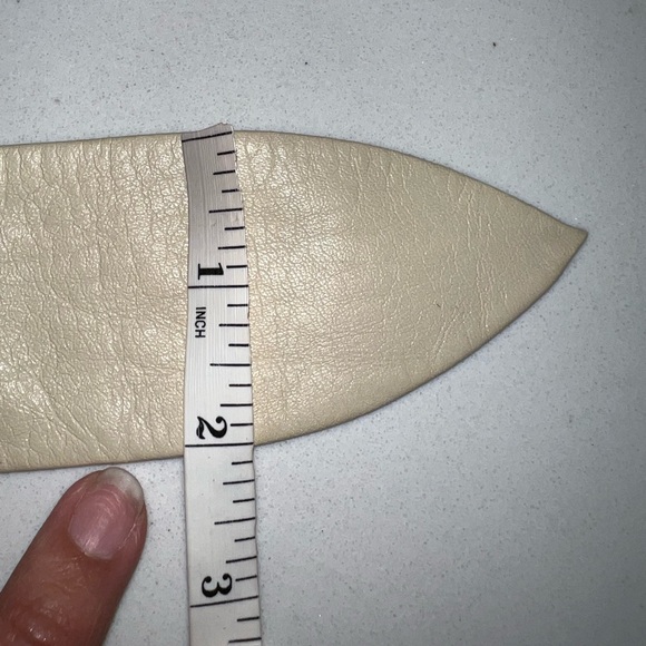 Christian Dior Vintage Leather Belt with Round Buckle Waist Belt Size Small - Picture 12 of 14